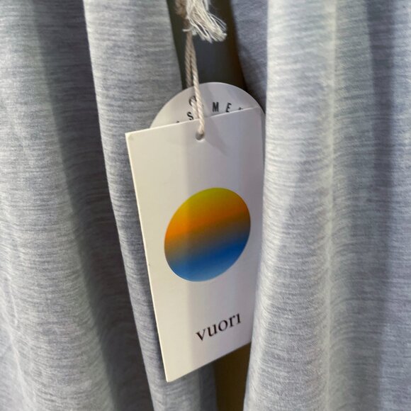 NEW Vuori Womens Long Sleeve Lux Crew Performance Tee NWT XL Platinum Heather - Picture 4 of 10